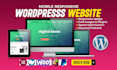 create a professional custom wordpress website