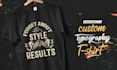 create custom typography t shirt design