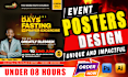design unique and impactful church event flyers and posters in 8hrs
