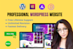 design wordpress landing page with elementor