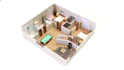 design architectural floor plan , convert 2d floor plan in autocad