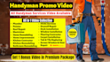 do handyman home repair service or  handyman video ad promo