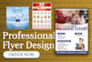 create a professional flyer design business flyer design