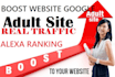 provide real ad ul ts  traffic for your websites