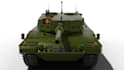 design 3d modeling tank mbt leopard 2a4