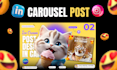 design carousels for linkedin or instagram on canva
