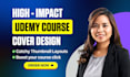 design high quality udemy course cover image