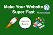 do wordpress website speed optimization, increase web page speed