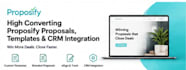 design high converting proposify proposals, templates and CRM integration