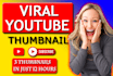 design amazing youtube thumbnail in 3 hours