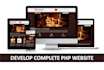 develop a website in php