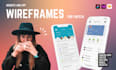 create UX UI wireframes for your website or app for fintech