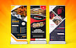 rollup, feather flag, pop up, pull up, retractable banner, sign design in 6 hour
