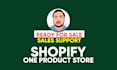 create one product shopify store, shopify dropshipping store