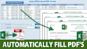 auto fill PDF with excel data