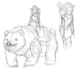 do some rough concept art sketch