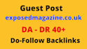 write and publish guest post on exposed magazine