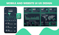 design uiux, wireframes, and prototype for mobile and web