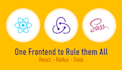 create a react js and sass frontend