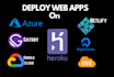 do devops AWS, digital ocean, azure, gcp, ipfs cloud hosting and deployment