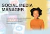 be a social media manager