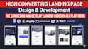 design a high converting landing page or sales funnel for lead generation