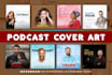 design podcast cover art, insta post or social media kit