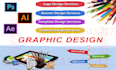 do graphic design and PSD design