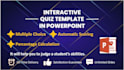 create interactive quiz presentation or template in powerpoint