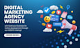 create a digital marketing agency website
