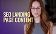 write SEO content for your landing page or website
