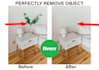 perfectly add or remove object and people from image