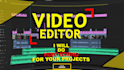 do professional video editing and motion graphics