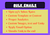 do email marketing email blast or send bulk emails