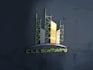 design modern construction, scaffolding, demolition, plastering logo