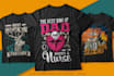 do graphic custom typography tshirt design and trendy merch