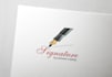 design stylish scripted signature logo
