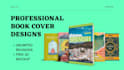 do vintage, fiction, professional, and childrens 3d book cover design