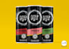design premium energy drink, beer, soda can label