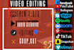 trim, cut, merge video, add a transition for you