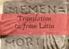 translate to and from latin