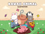 create cute animal illustrations for stickers or clip art