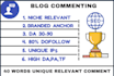 do niche relevant high authority blog comment backlink da 30