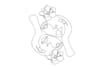 draw illustration with continuous line art 24 hours