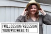 design or redesign your wix website
