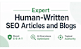 human SEO blog posts and articles for topical authority