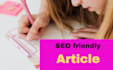write SEO friendly  contents, blog post, and articles