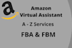 professional amazon fba virtual assistant expert