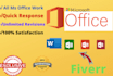 be your microsoft office and google spreadsheet expert