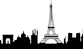 draw landscape silhouette city skyline city silhouette
